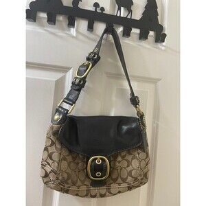 RARE! Coach Bleecker Soho Shoulder Bag Signature Jacquard Handbag Purse 11772